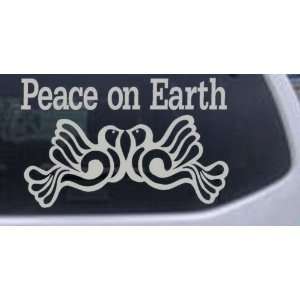 Peace On Earth Doves Christian Car Window Wall Laptop Decal Sticker 