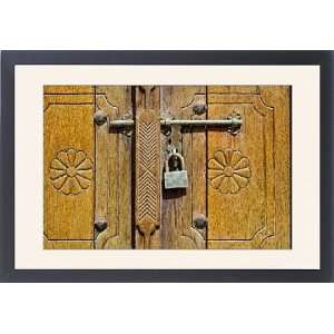  Detail of door and padlock, Bait Obaid al Shamsi, a 