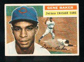 1956 Topps BB #142 GENE BAKER Chicago Cubs  