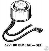 WHIRLPOOL REFRIGERATOR DEFROST THERMOSTAT Part# 627180  