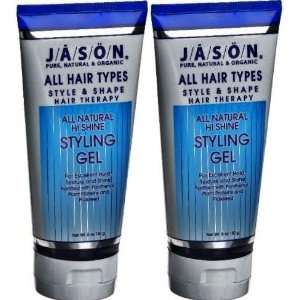   Jason ALL Hair Types Style & Shape Therapy Gel 6 Oz (2 Pack) Beauty