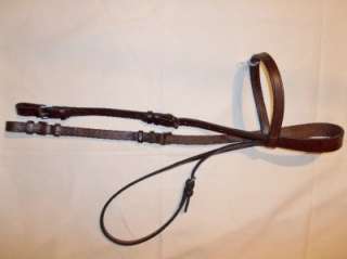 Draft Horse Size Bridle, X Large Russet Leather Headstall, New 