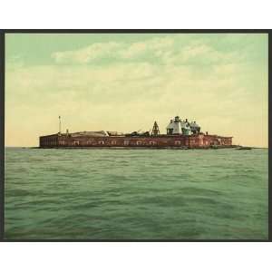  Photochrom Reprint of Fort Sumter, Charleston, S.C.