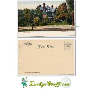 EAST AVENUE   Rochester NY   c1910 POSTCARD Ave Residence NEW YORK 