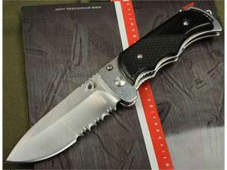 8Cr13Mov Serrate EDGE Pocket Folding Knife Enlan M015B  