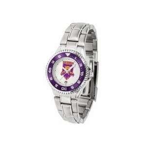 Weber State Wildcats Competitor Ladies Watch with Steel Band