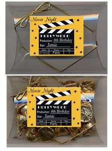 Movie Night Party favors Pillow Boxes  