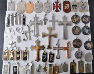 54 pcs stainless steel mix pendants/P 941  