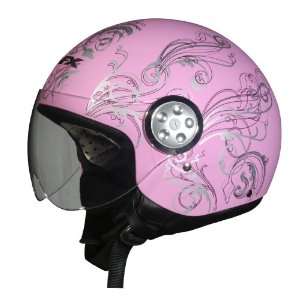 AFX Street Helmet / FX 42A Adult Open Face / Flat Pink Vine / Xl / Pt 