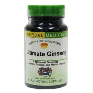   Etc   Ultimate Ginseng 7 Medicinal Ginsengs Alcohol Free   30 Softgels