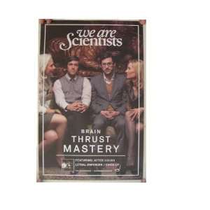  We Are Scientists Poster Brain Thrust Mastery Everything 