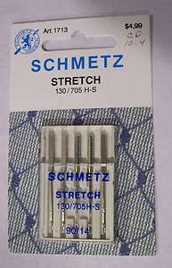 Notion Schmetz Stretch Needles Sew Craft Universal Germany  