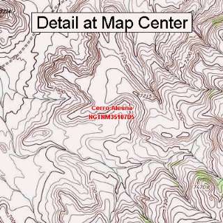   Map   Cerro Alesna, New Mexico (Folded/Waterproof)