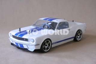 10 RC FORD MUSTANG GT 500 SHELBY NITRO RTR *NEW*  