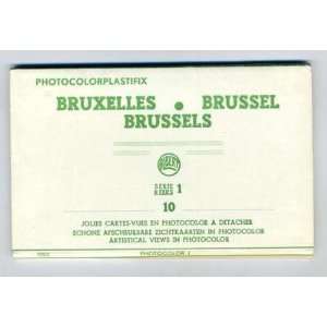 Brussels Belgium Postcard Folder A Dohmen Photographs