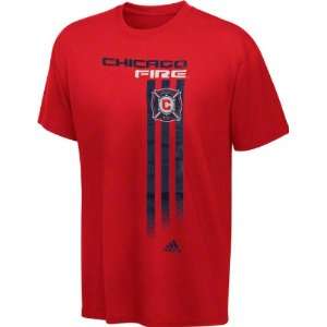    Chicago Fire Youth Red adidas Clean Cut T Shirt