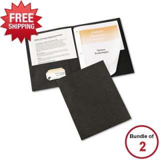 Avery   47978   Paper Two Pocket Report Cover   2 Item Bundle 