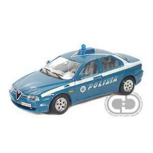  Alfa Romeo 156 Polizia 1/24 Blue Toys & Games
