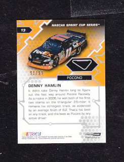 2009 Press Pass Stealth Denny Hamlin 91/99 NASCAR #13  