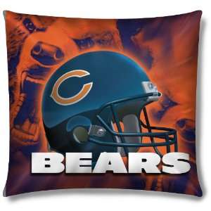  Northwest Chicago Bears Real Photo Throw Pillow Sports 