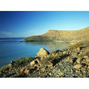  A View of a Cove with Rocky Slopes in San Gabriel Bay 