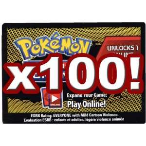  Lot of 100 Pokemon Trading Card Game Online Codes (PTCGO 