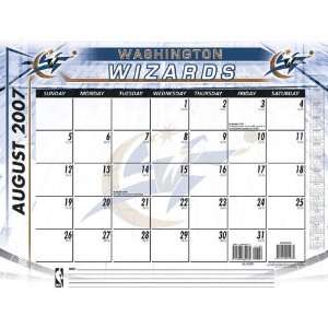  Washington Wizards 2007 08 22 x 17 Academic Desk Calendar 