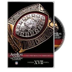  NFL Americas Game Washington Redskins Super Bowl XVII DVD 
