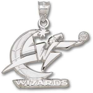  Washington Wizards NBA Logo 1 Pendant (Silver) Sports 