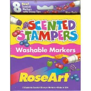  Rose Art Scented Stampers Washable Markers Set of 8 Toys & Games