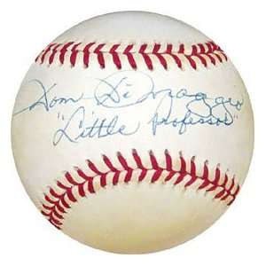 Dom Dimaggio Little Professor Autographed / Signed Baseball (James 