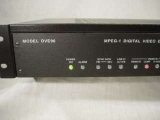 Wegener DVE96 MPEG 1 Digital Video Encoder (129)  