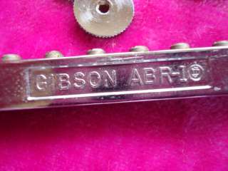Vintage GIBSON 1965 BRIDGE ABR 1 CHROME   NO patent Number RARE w 