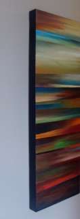 Original ABSTRACT Painting by CES  MODERN Triptych EBSQ 3 Piece 