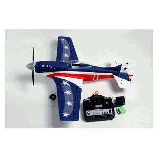   Remote Control Electric RC Warbird Airplane RTF (Blue) Toys & Games