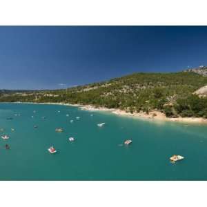  Boats on Lake Sainte Croix, Alpes De Haute Provence 