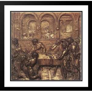  Donatello 28x28 Framed and Double Matted Herods Banquet 
