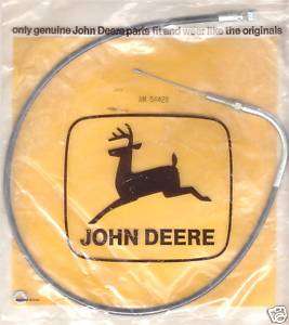JOHN DEERE SPITFIRE THROTTLE CABLE AM54428  