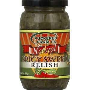 Alpino Puckered Pickle Natural Spicy Relish, 12 oz.  