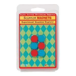  4 Pack DOWLING MAGNETS SCIENCE MAGNETS PLASTIC ENCASED 
