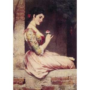   Inch, painting name The Rose, By Blaas Eugene de 