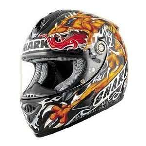  Shark RSR2 DUHAMEL BLK_ORG XL MOTORCYCLE Full Face Helmet 