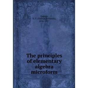   algebra microform N. F. (Nathan Fellowes), 1836 1917 Dupuis Books