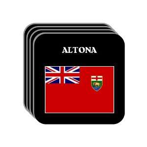  Manitoba   ALTONA Set of 4 Mini Mousepad Coasters 