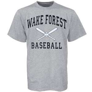  Wake Forest Demon Deacons Ash Baseball T shirt Sports 