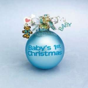 Celebrations by Seasons of Cannon Falls Babys 1st Christmas (Blue 