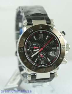 Guess Collection mens black watch G46500G1 GC46500G chronograph new 