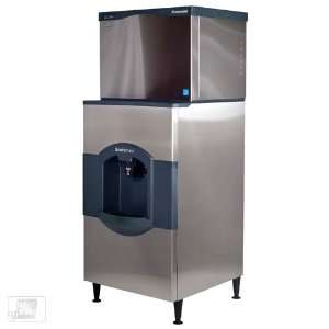    1H 776 Lb Full Size Cube Ice Machine w/ Hotel Dispenser Appliances