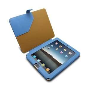  Mivizu iPad Blue Stone Leather Folio Electronics