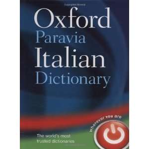  Oxford Paravia Italian Dictionary 3rd Edition( Hardcover 
